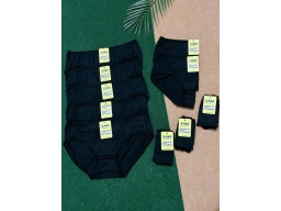 QUẦN LÓT NỮ SAKI 211 - LỐC 10 - ĐEN QUẦN LÓT NỮ SAKI 211 - LỐC 10 - ĐEN